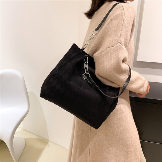 Women's Large Capacity Fashion Commuter College Class Shoulder Bags