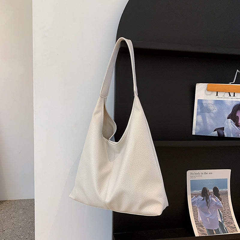 Soft Leather Large Capacity Fashion Style Tote Bags