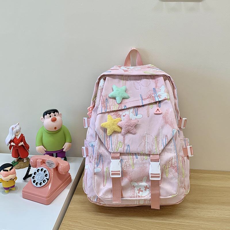 High Female Niche Design Junior Decoration Middle School Students' Schoolbags