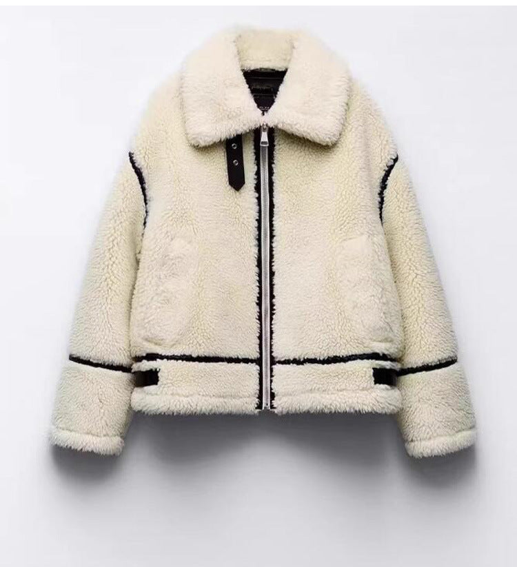 Women's Original Fleece Fur Integrated Fashion Casual Coats