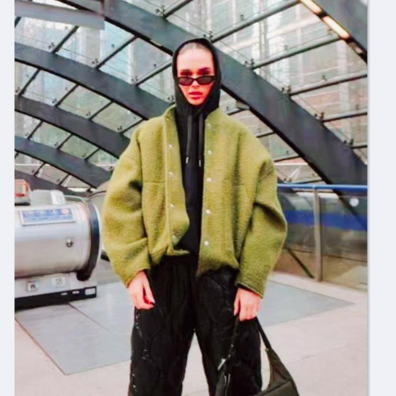 Women's Spring Versatile Casual Pilot Stand Collar Coats