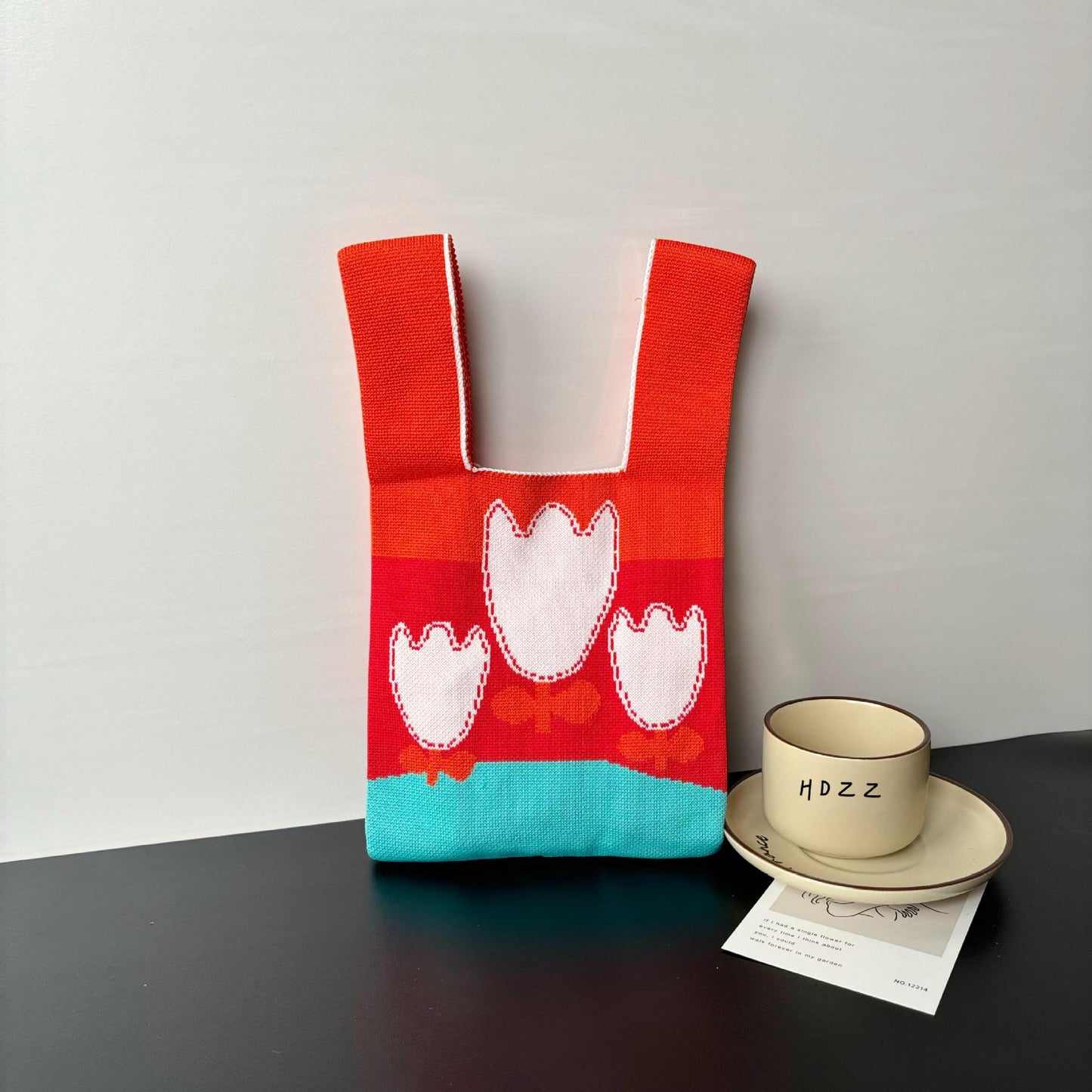 Cartoon Wrist Large Capacity Minority Hand Handbags