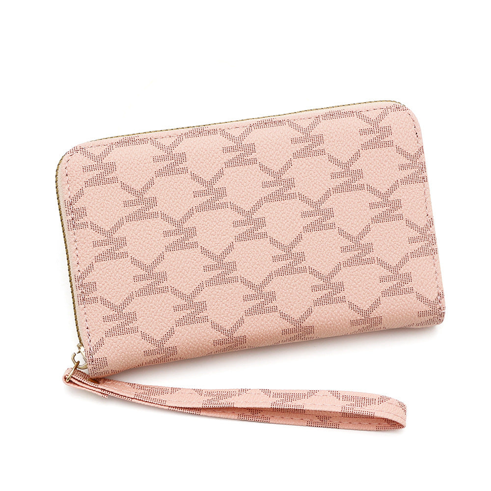 Women's Printed Commute Large Capacity Zipper Artistic Ladies Wallets