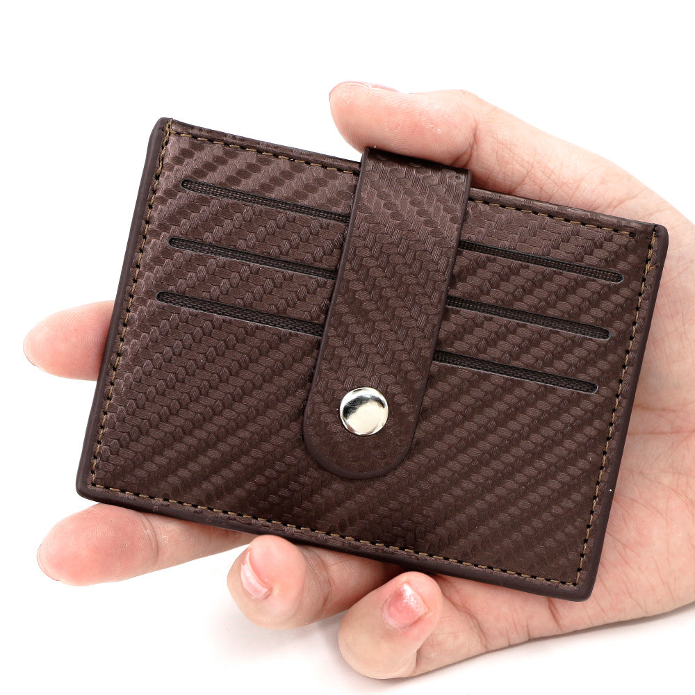Carbon Fiber Thin Fashion Multiple Slots Card Holder
