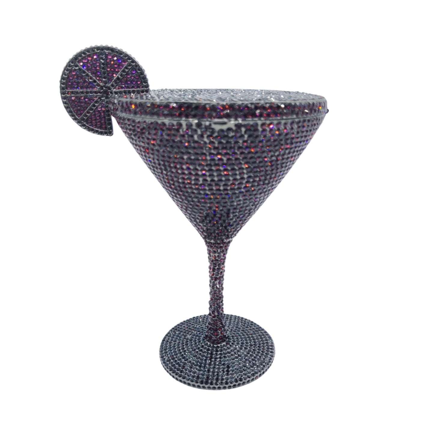 Attractive Women's Cocktail Goblet Diamond Clutch Evening Bags