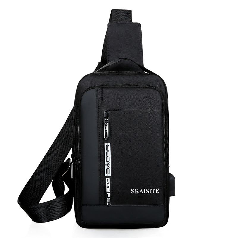 Men's New Oxford Cloth Fashion Korean Men's Chest Bags