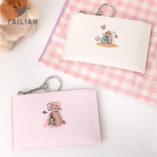 Creative Popular Cute Cartoon Anime Capybara Card Holder