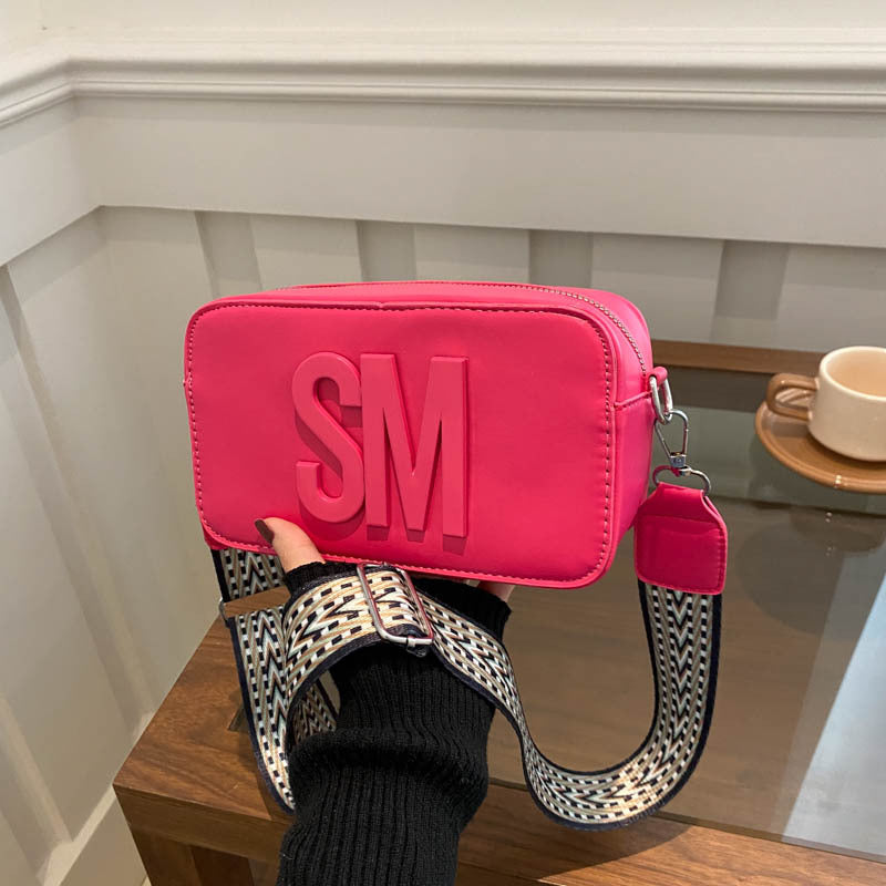 Women's Creative Versatile Autumn Simple Letter Shoulder Bags