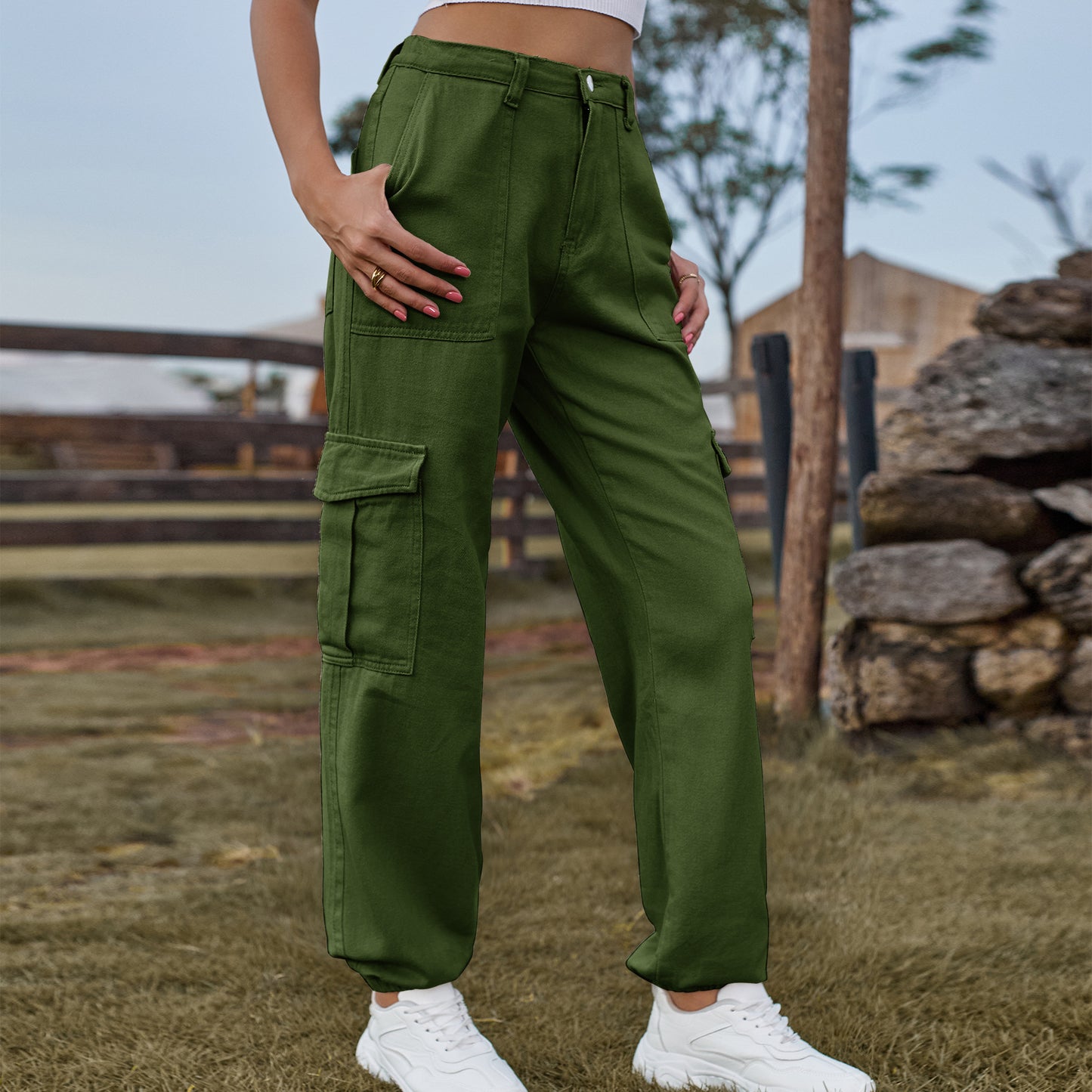 Women's Denim Design Personality Work Clothes Trousers Women's Jeans