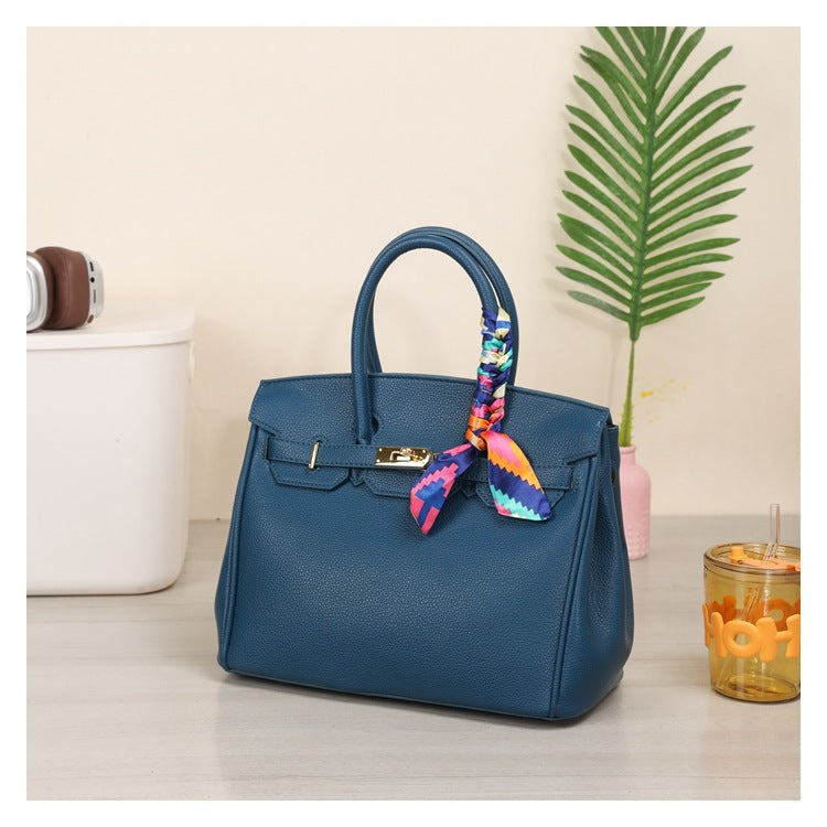 Versatile Women's Kelly Silk Scarf Twist Crossbody Bags