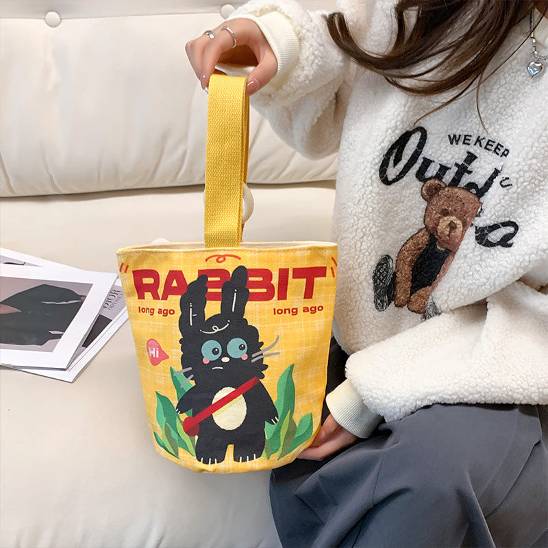 Korean Style Commuter Canvas Cute Cloth Handbags