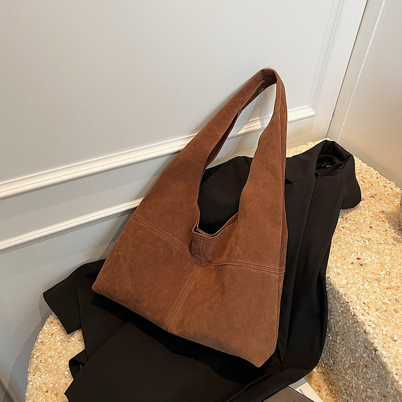 Women's Large Capacity Commuter Retro Underarm High Tote Bags