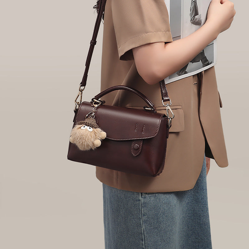 Classic Women's Genuine Leather High Sense Crossbody Bags