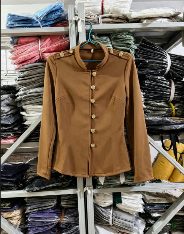 Elegant Casual Comfortable Long Sleeve Breasted Small Suit