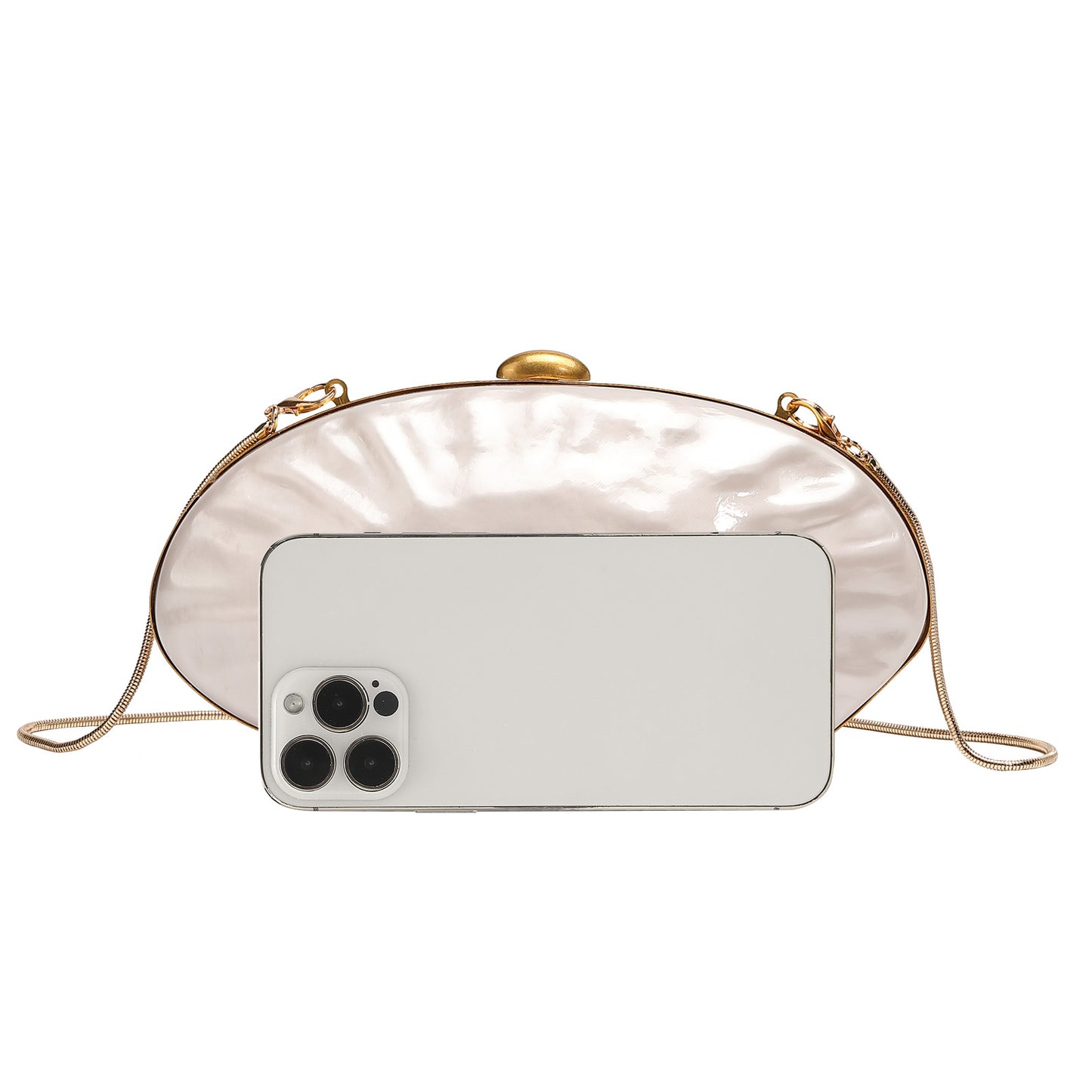 Women's Egg Acrylic Clutch Dinner Banquet Evening Bags