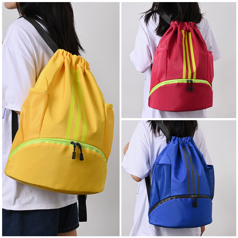 Women's Oxford Cloth Basketball Dry Wet Separation Backpacks
