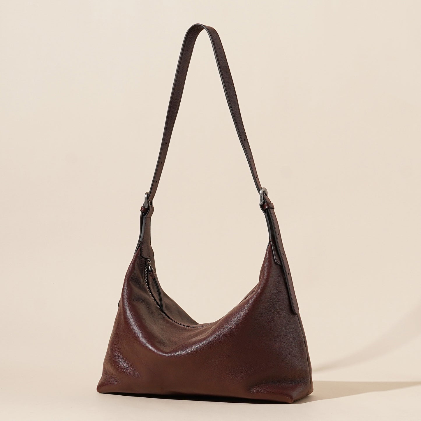 Women's Leather Autumn High Sense Female Niche Armpit Bags