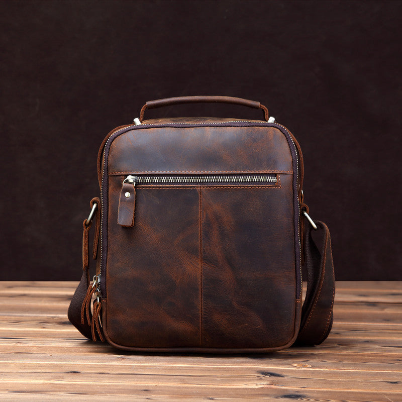 Men's First Layer Cowhide Crazy Horse Leather Bags