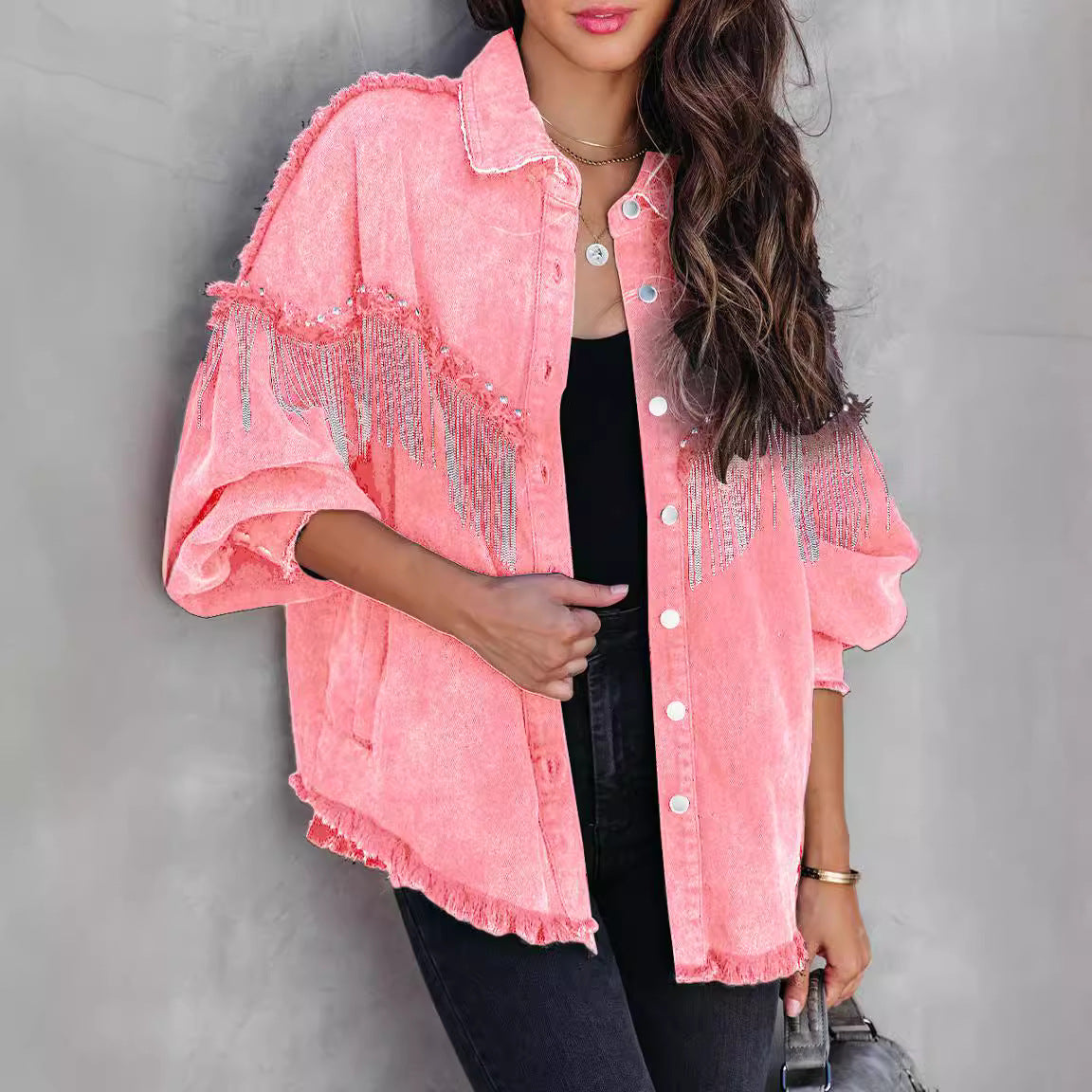 Wind Chain Rivet Street Fashion Single-breasted Jackets