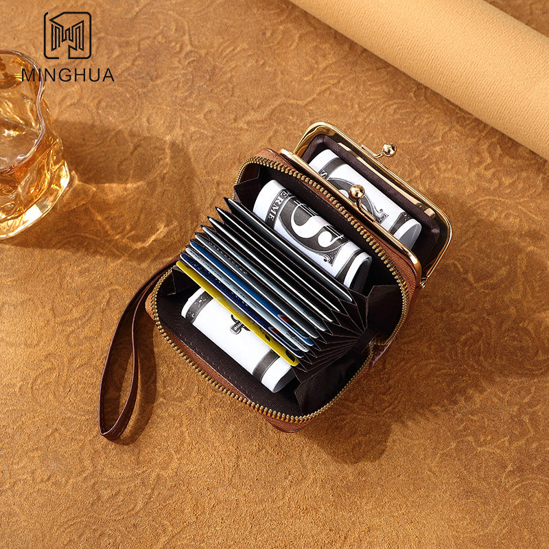 Women's Certificate Solid Color Multiple Slots Good-looking Ladies Wallets