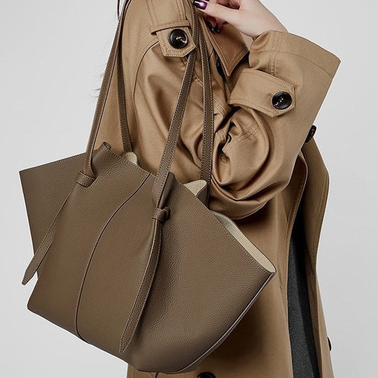 Layer Cowhide Big Large Capacity Portable Crossbody Bags