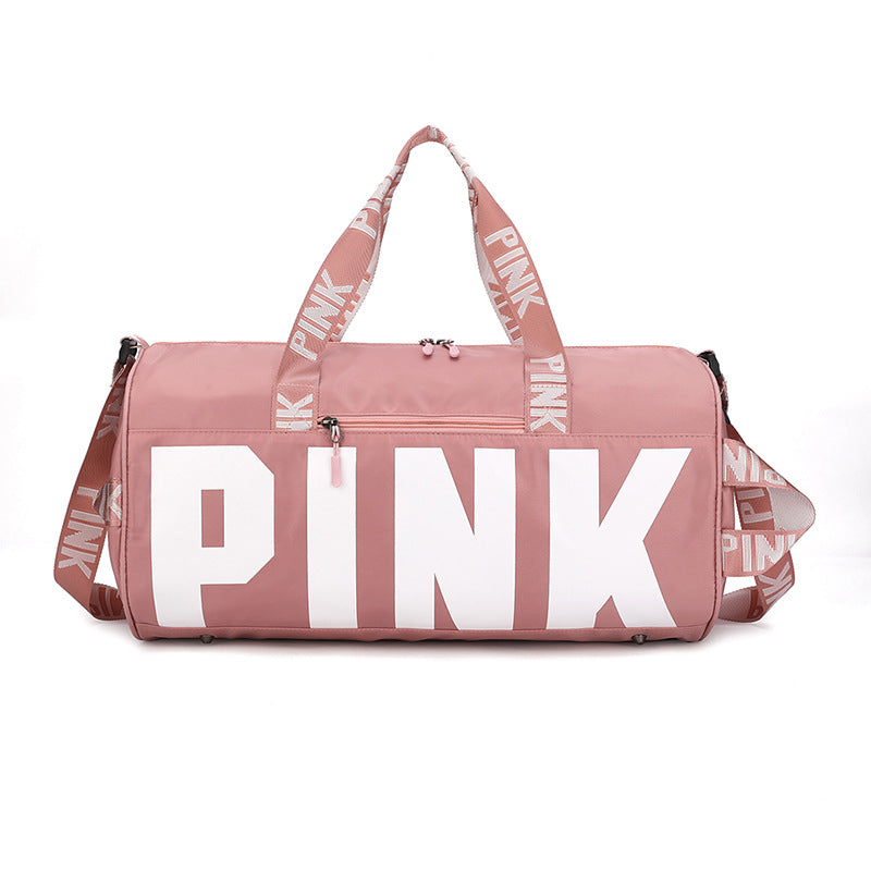 Pink Dry Wet Separation Portable Storage Travel Bags
