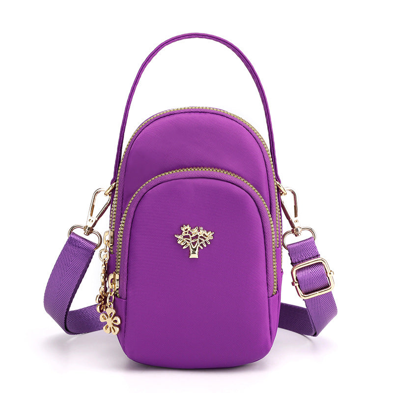 Women's Mobile Mini Canvas Clutch Portable Phone Bags