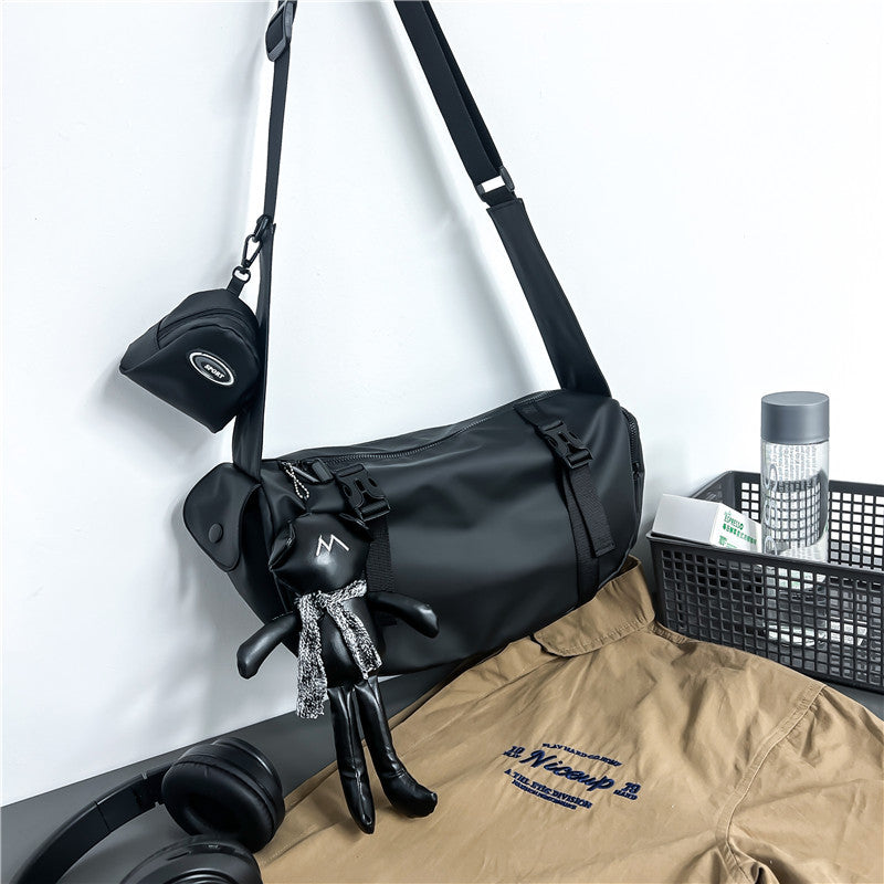 Women's & Men's & Locomotive Style Fashion Fitness Oxford Men's Messenger Bags