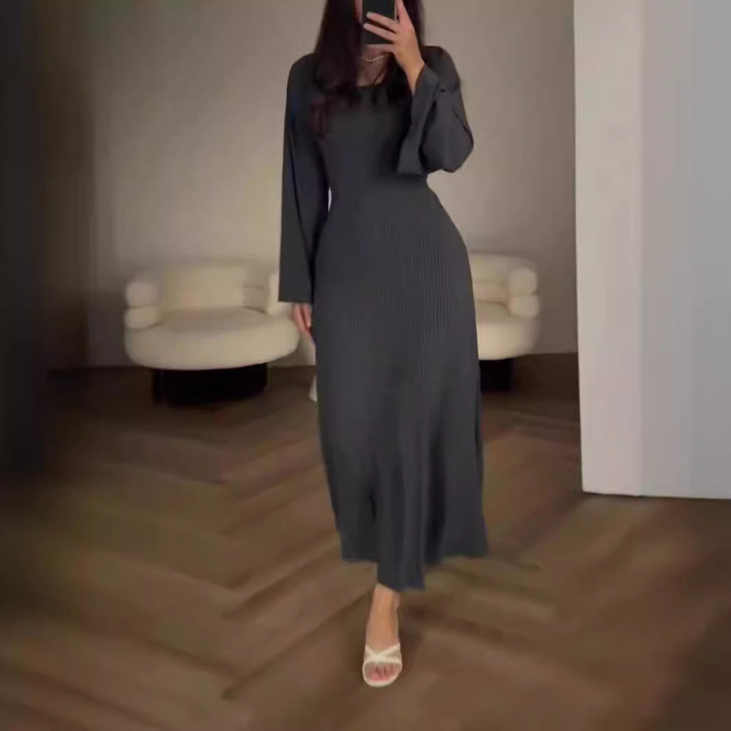 Women's Long Sleeve Loose Leisure Professional Dress