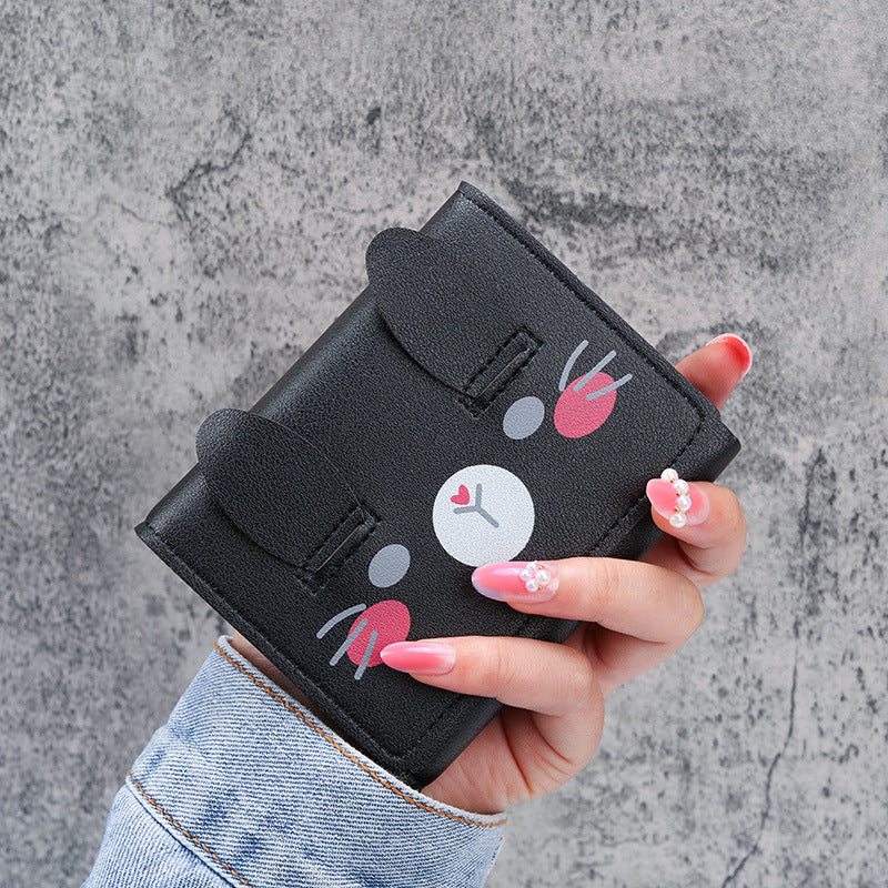 Women's Korean Short Creative Fashion Simple Ladies Wallets