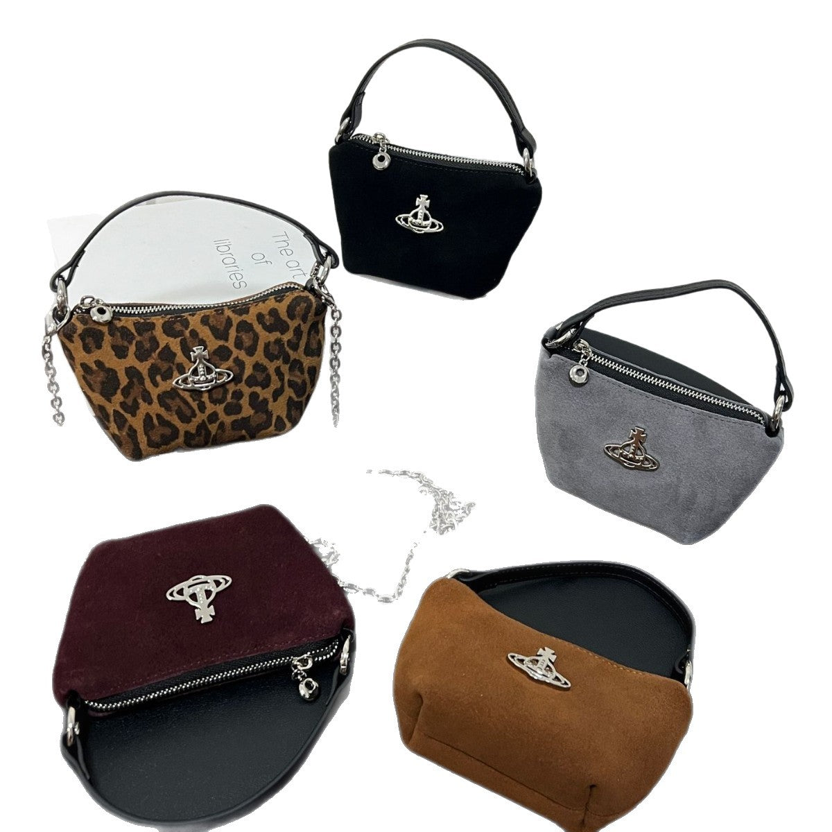 Fashion Elegant Print Chain Spicy Earphone Bags