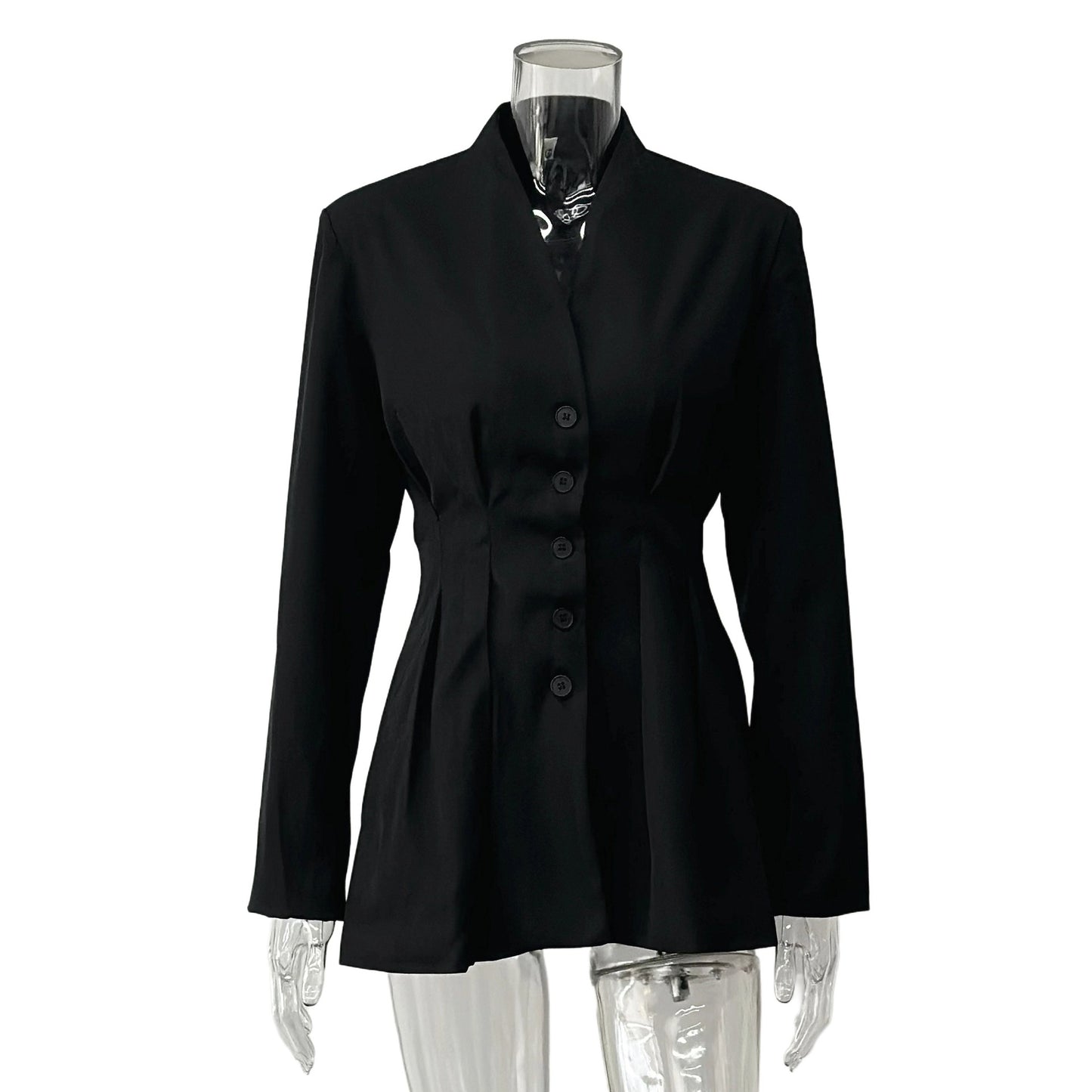 Women's High-grade Vintage Single-breasted Long Sleeves Commuter Blazers