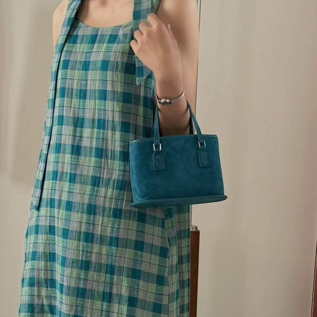 Women's Niche Goat Skin Suede Summer Handbags