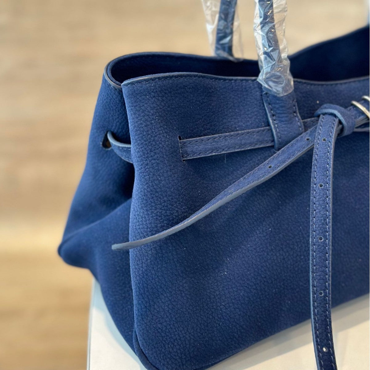 Trendy Vintage Genuine Leather Frosted Suede Handbags