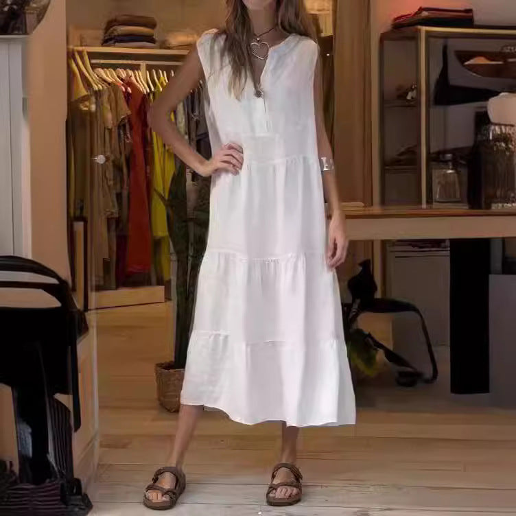 Durable Casual Women's Cotton Linen Long Clothing