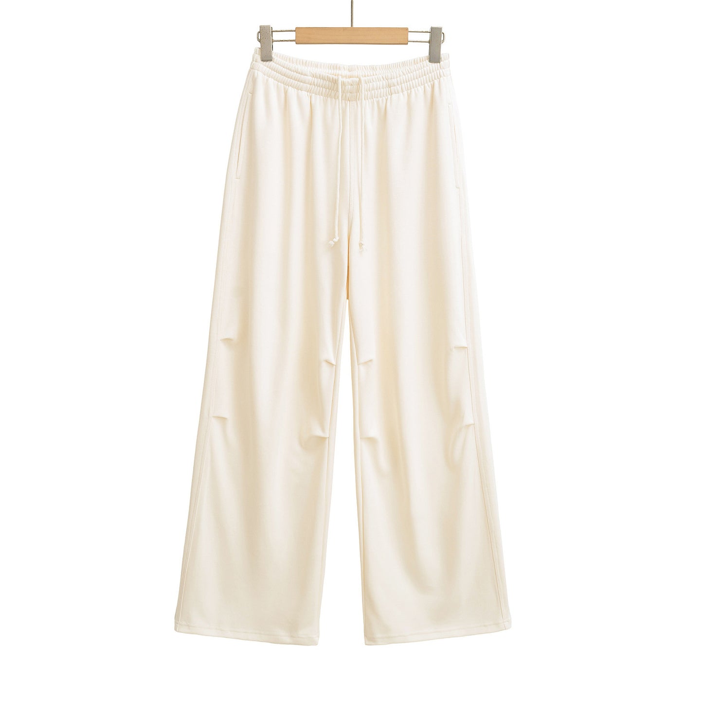 Women's Waist Wide Leg Autumn Elastic Waistband Pants