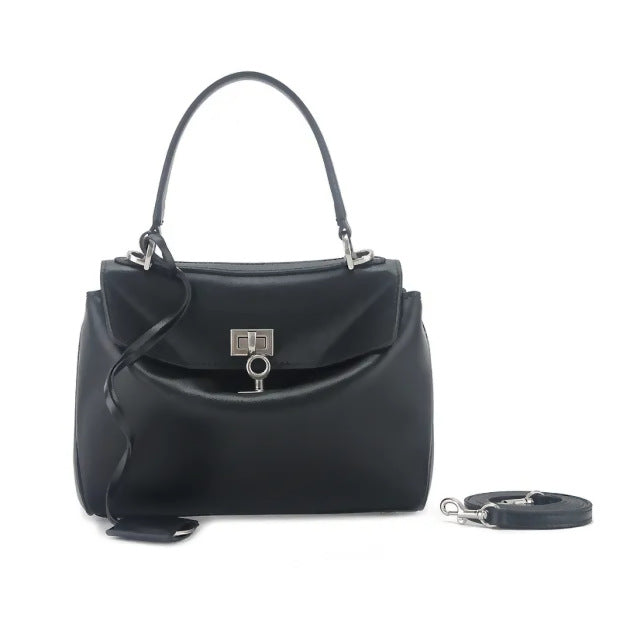 Women's Genuine Leather Neutral Single Portable Bags