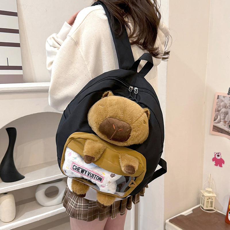 Capacity Contrast Color Design Sense Female Shoulder Bags