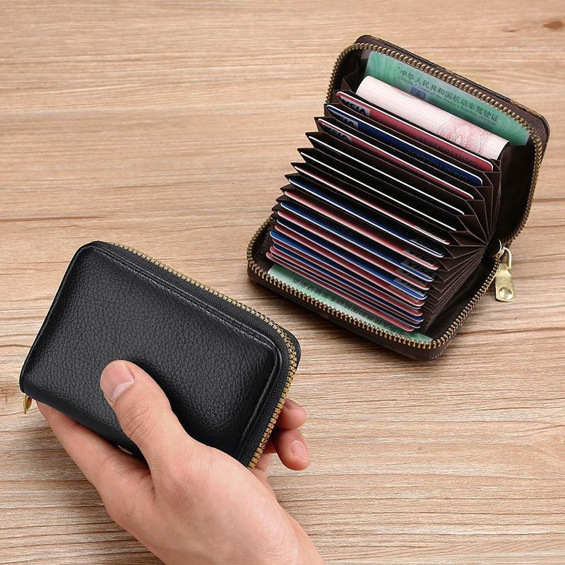 Women's Style Expanding Simple Fashion Personality Solid Card Holder