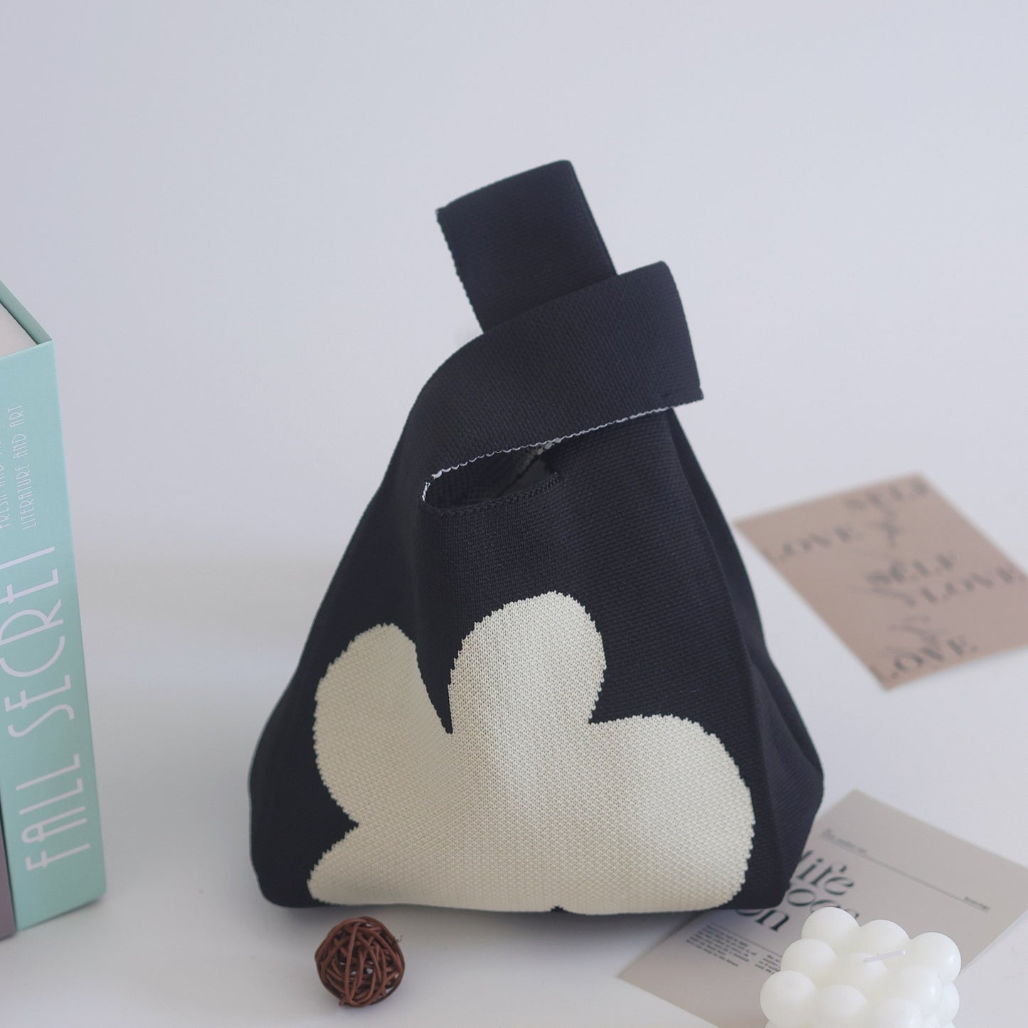 Women's Stylish Knitted Woven Vest Simple Handbags