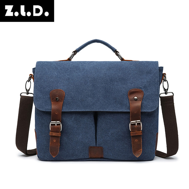 Men's Pretty Classy Durable Canvas Computer Men's Messenger Bags