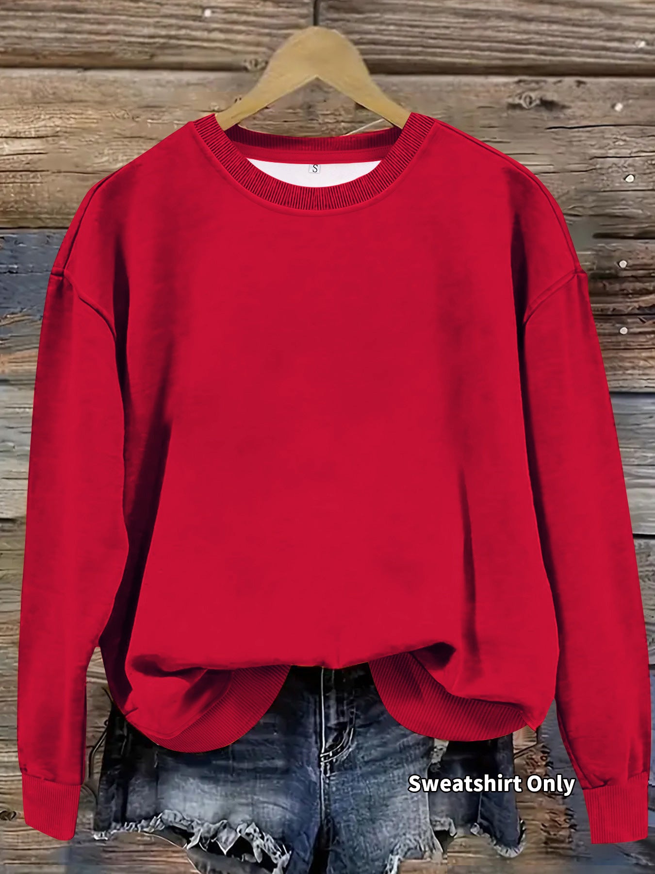Women's Long-sleeved Round Neck Sparkling Style Pullover Pattern Women's Sweater, Sweater
