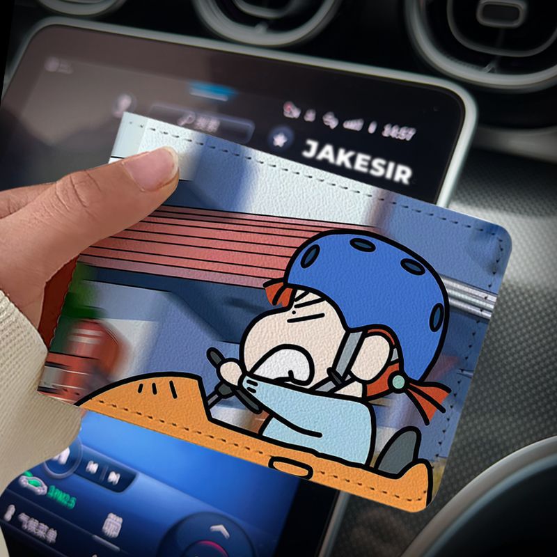 Cute License Protective Cover Driving Motor Card Holder