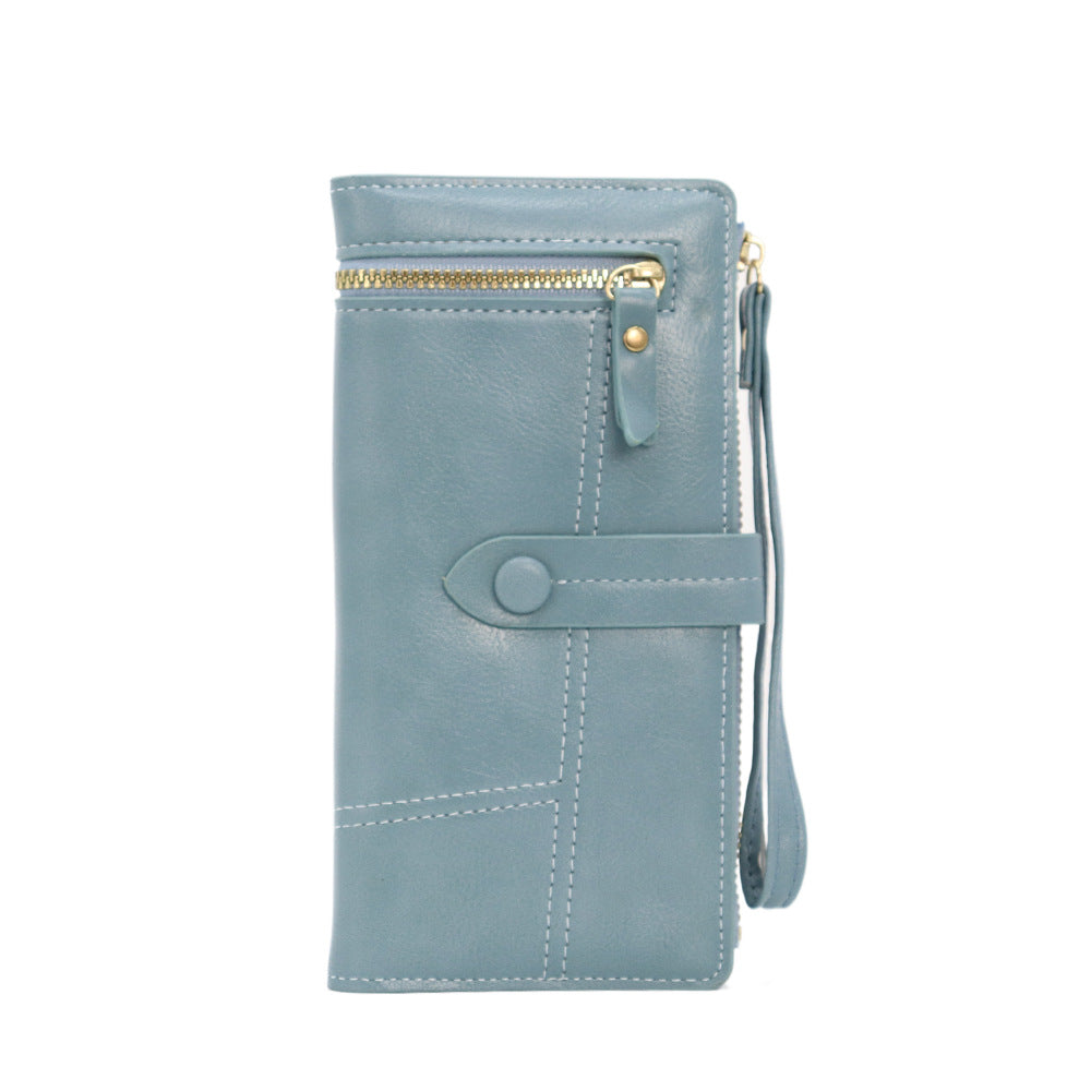 Women's Fresh Sweet Two-fold Long Multiple Slots Purses