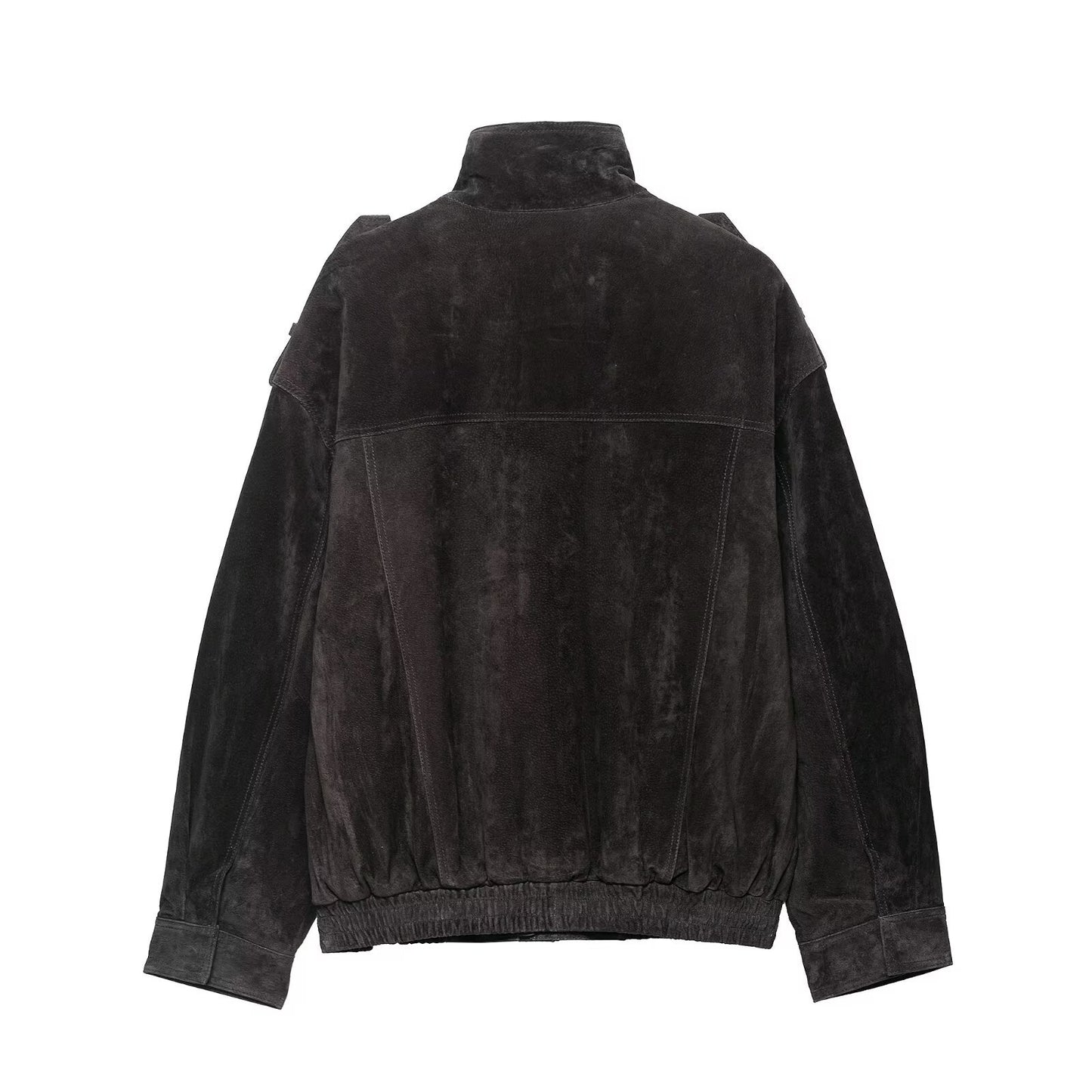 Women's Autumn American Street Vintage Suede Textured Coats