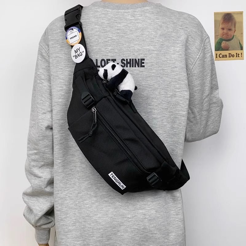 Male Female Trendy Sporty Simplicity Fashion Men's Waist Packs