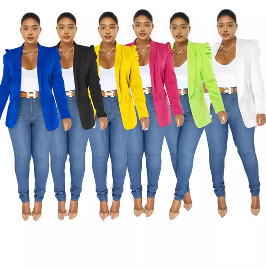 Autumn Fashion Solid Color Long Sleeve Suits