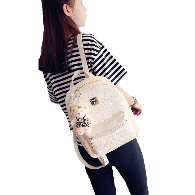Women's Classy Classic Bear Large Capacity Backpacks