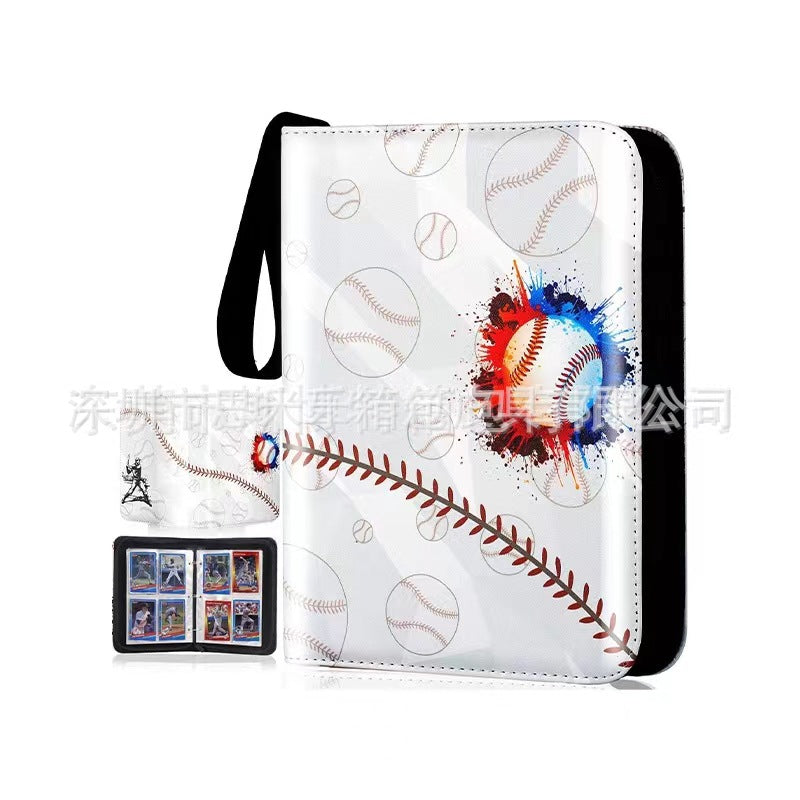 Elegant Binder Zipper Book Game Collection Card Holder