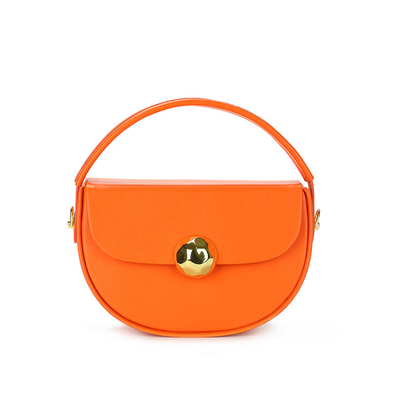 Women's Motorcycle Alligator Print Stitching Underarm Simple Handbags